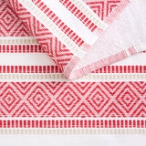 KitchenAid Printed Kitchen Towels Set 8 Pack in Red