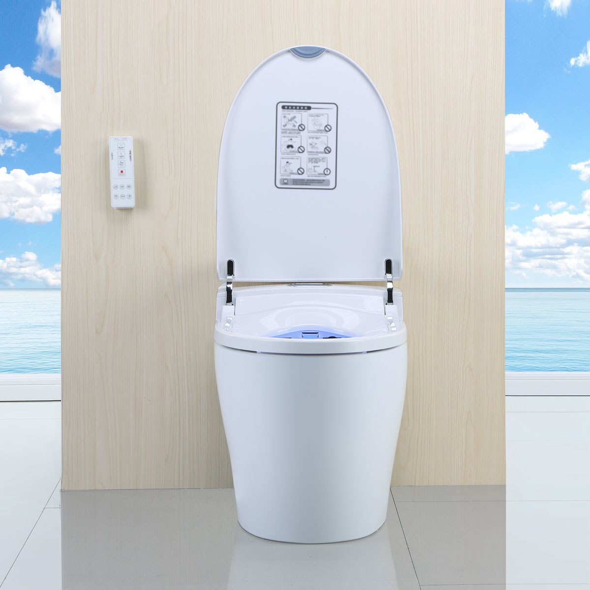 all in one smart toilet