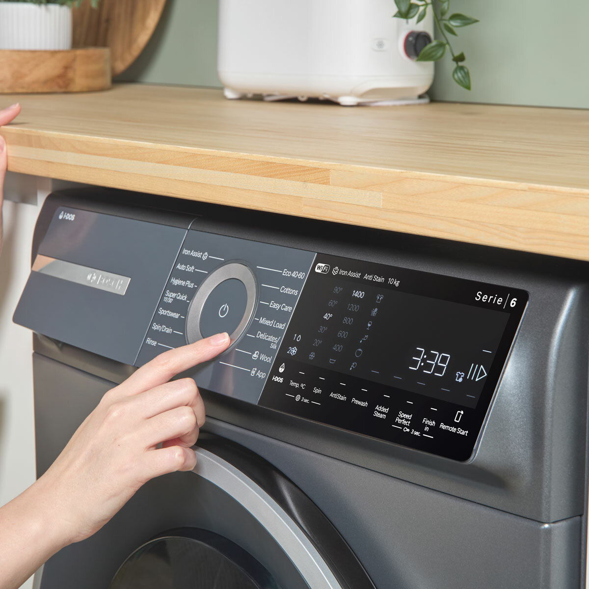 Bosch WGH254ARGB Series 6 Washing Machine,10kg Capacity, A Rated in Graphite Bosch WGH254ARGB Series 6 Washing Machine,10kg Capacity, A Rated in Graphite