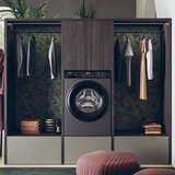 Haier Series 3 HWD100-B14939S, 10/6kg 1400rpm Washer Dryer in Graphite