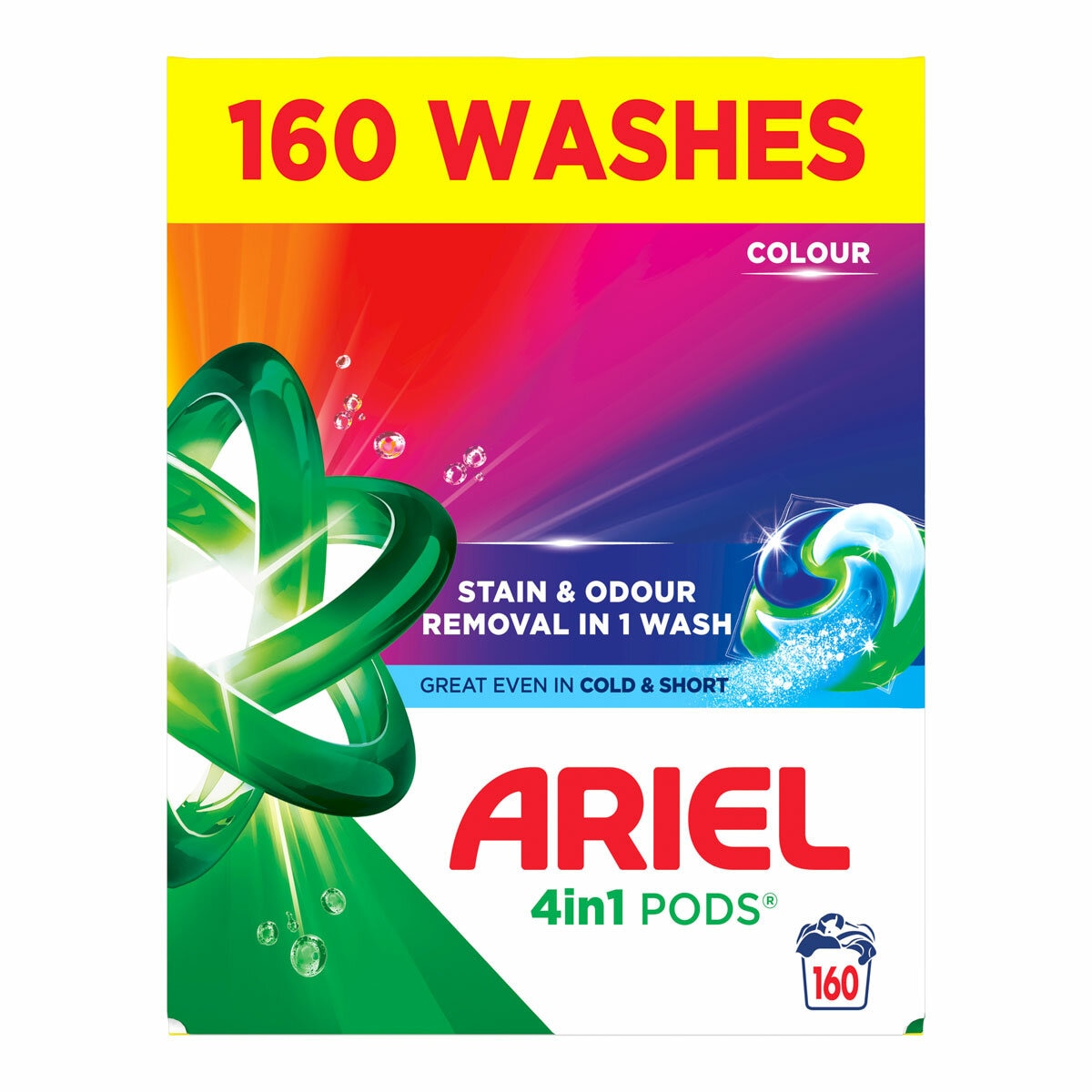 Ariel Colour 4 in 1 Pods, 160 Wash
