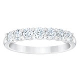 .80ctw Platinum 7 Stone Band