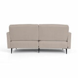 MOONAP Monroe Beige Fabric 3 Seater Sofa