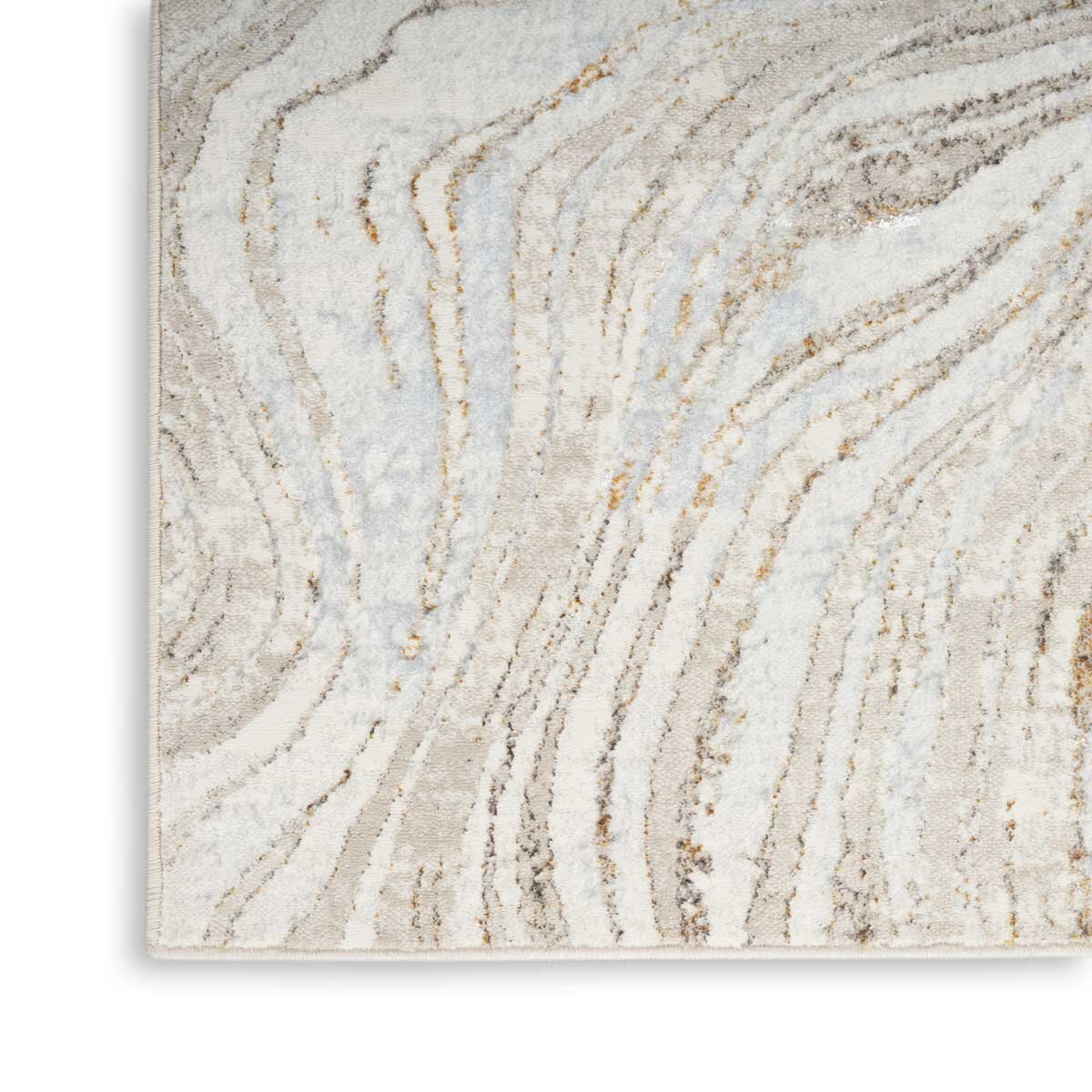 Glitz Gold Marble Runner, 69 x 229 cm