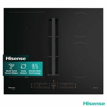 Hisense Hi6 HEH6432BSCWF 60cm Induction Hob in Black, For External / Recirculation Ventilation