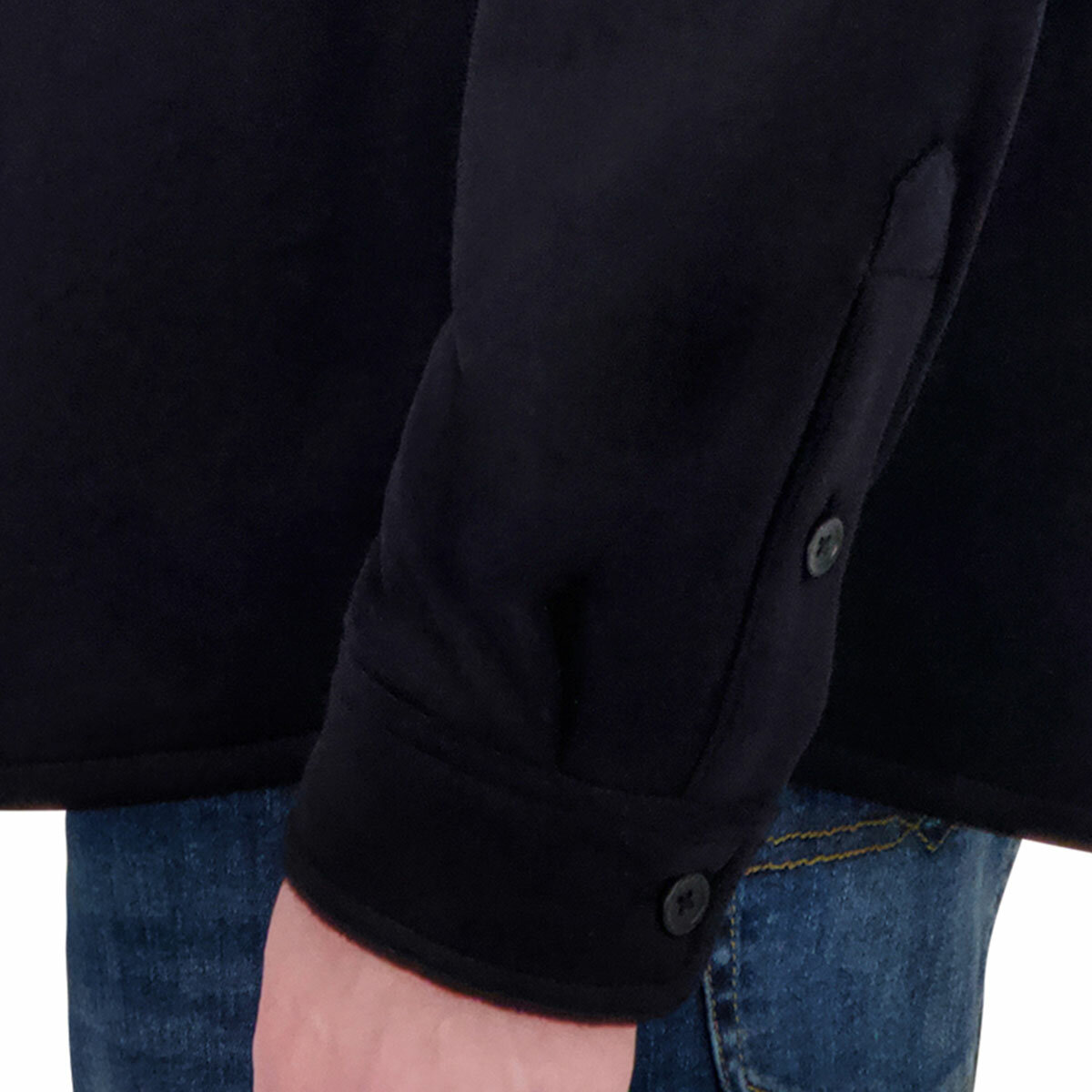 Kirkland Signature Men's Shirt Jacket in Black