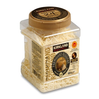 Kirkland Signature 24 Months Aged Shredded Parmigiano Reggiano, 500g