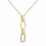 0.15ctw Round Brilliant Cut Diamond Pendant, 14ct Yellow Gold