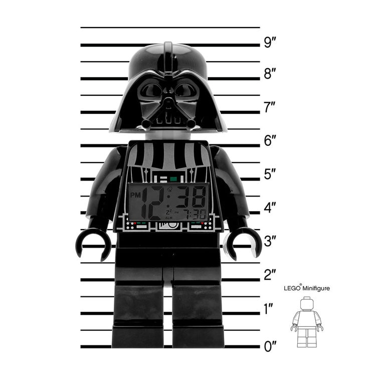 LEGO Star Wars Darth Vader 9.4" (24cm) Alarm Clock and Buildable Watch (6+Years)