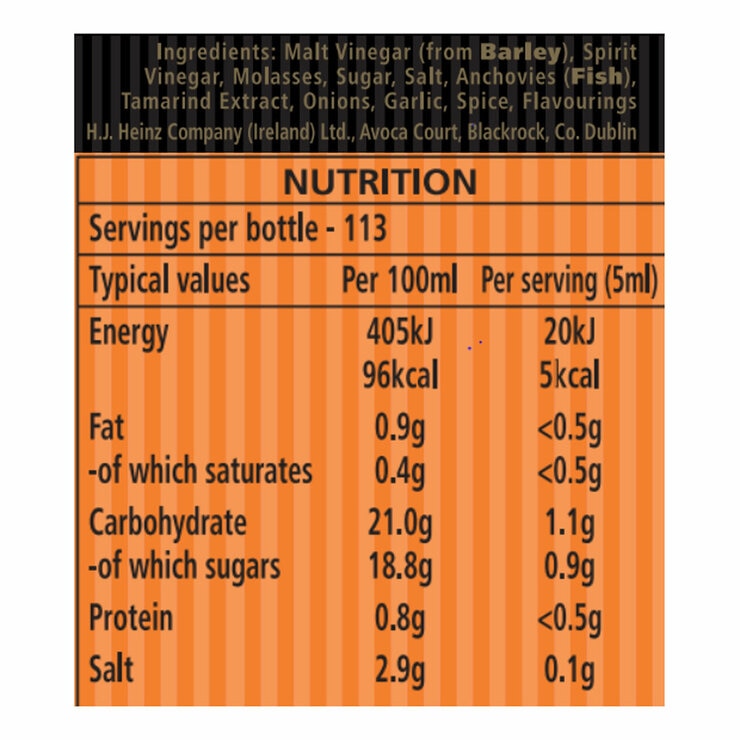 Ingredients and Nutritional information