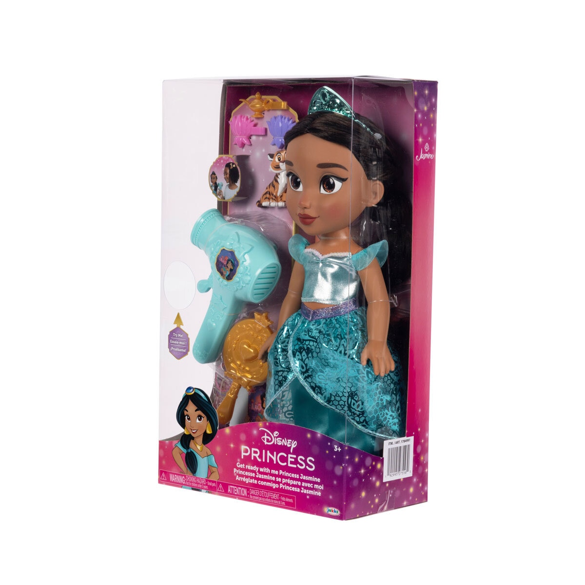 Disney Princess Large Doll and Hair Play Set - Jasmin