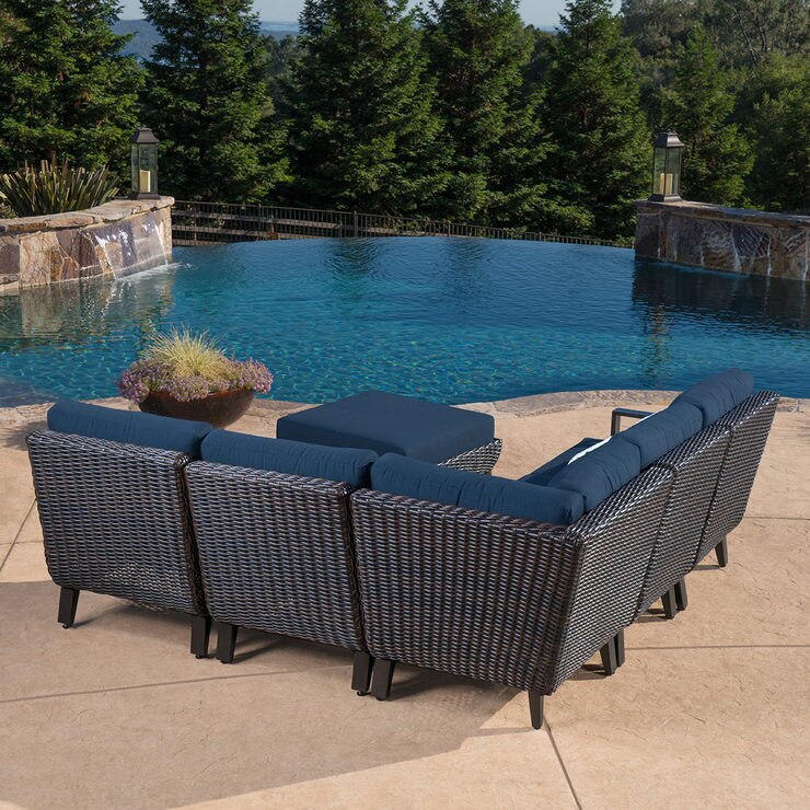 Foremost Melrose 6 Piece Woven Deep Seating Set Costco UK