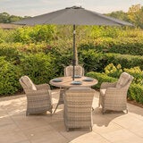 Kettler Lomond 4 Piece Wicker Dining Set Kettler Lomond 4 Piece Wicker Dining Set