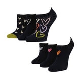 Caroline Gardener Ladies Trainer Sock, 6 Pack