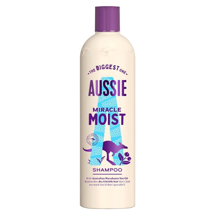 Aussie Miracle Moist Shampoo, 675ml