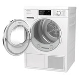 Miele TEL785 WP 9kg Heat Pump Dryer, A+++ Rated With EcoSpeed in Lotus White