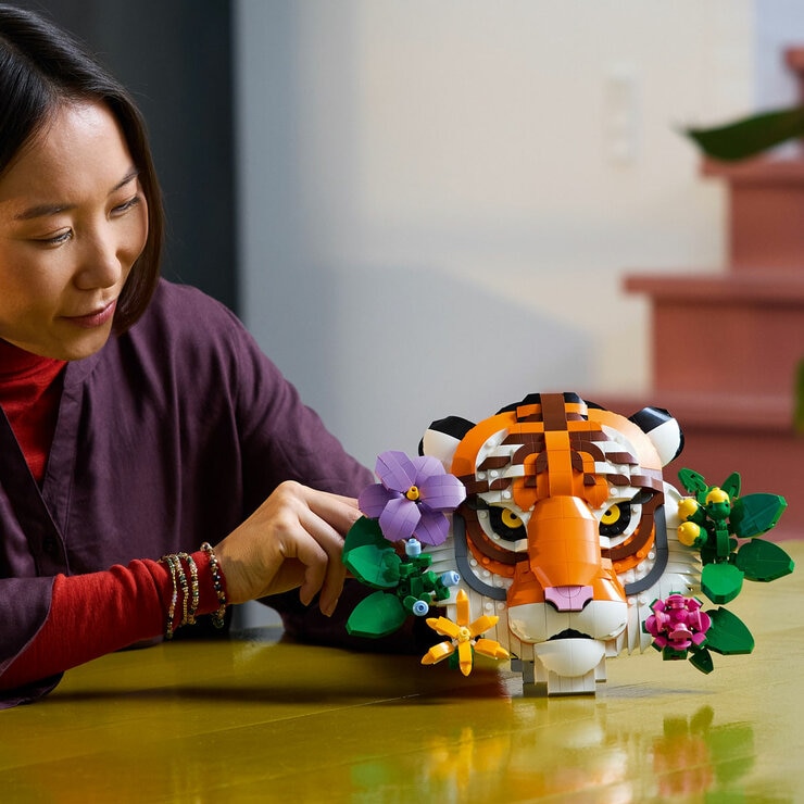 LEGO Art The Fauna Collection - Tiger - Model 31217 (18+ Years)