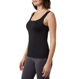 32 Degrees Ladies Square Neck Fitted Tank 2 Pack