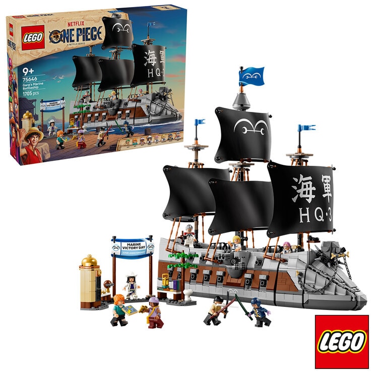 LEGO ONE PIECE Garp's Marine Battleship - Model 75646 (9+ Years) LEGO ONE PIECE Garp's Marine Battleship - Model 75646 (9+ Years)