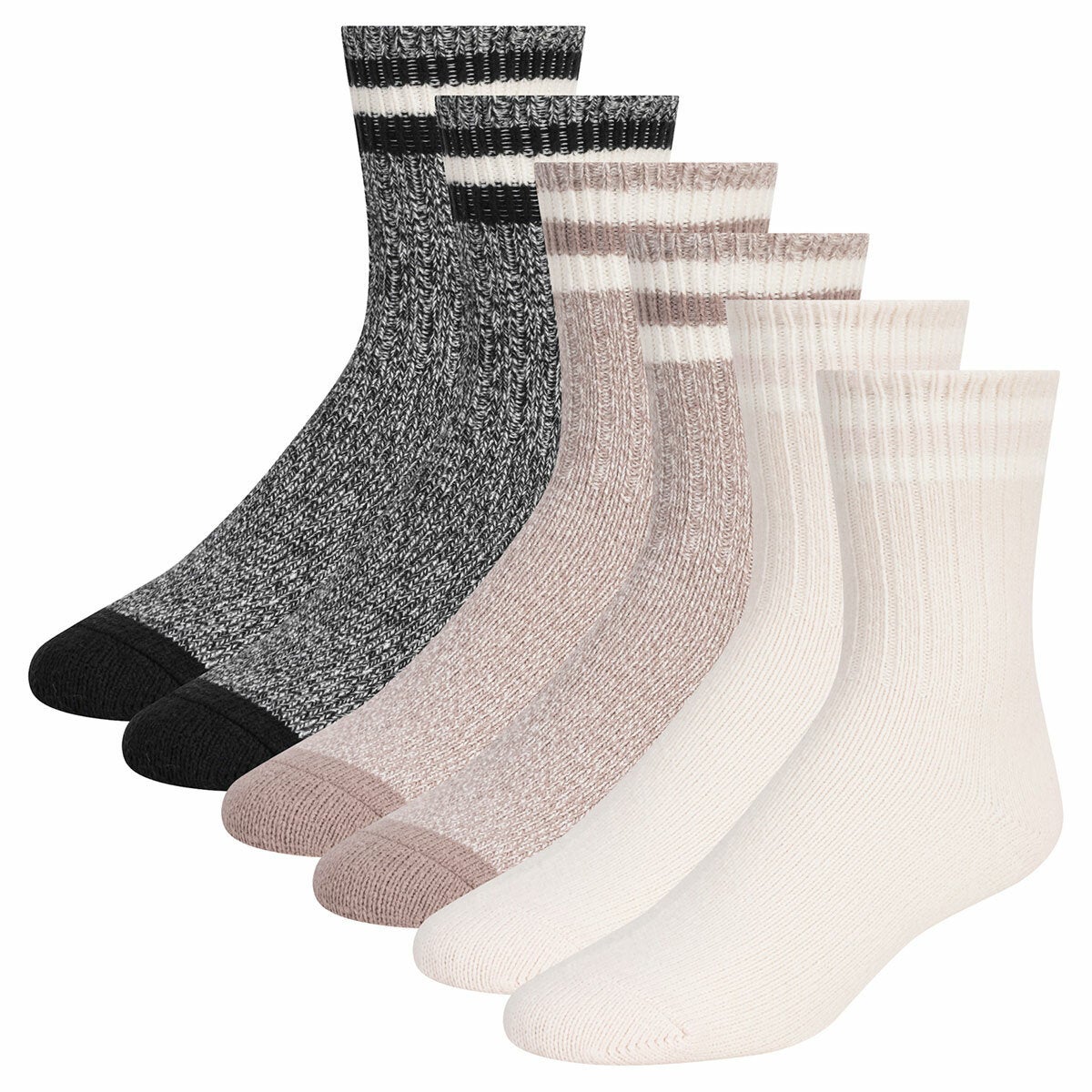 Weatherproof Women's Boot Sock, 6 Pack