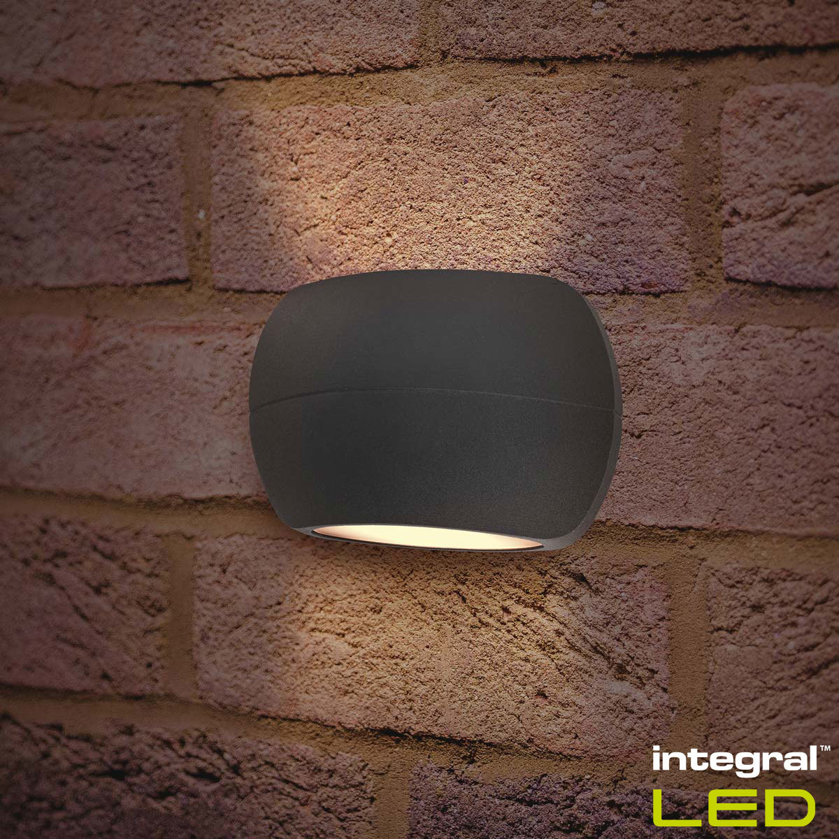 Integral Luxstone Outdoor Wall Light Pack of 2 Costco UK