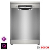 Bosch Series 6 SMS6ZCI10G Freestanding Dishwasher, B Rated in Silver