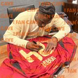 Amadou Onana Signed Framed Belgium Football Shirt in 2 Options: White or Black Mount