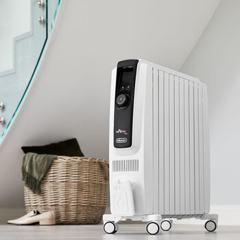 De'Longhi Dragon 4 Oil Filled 2.5kW Radiator in White, TRDX41025E