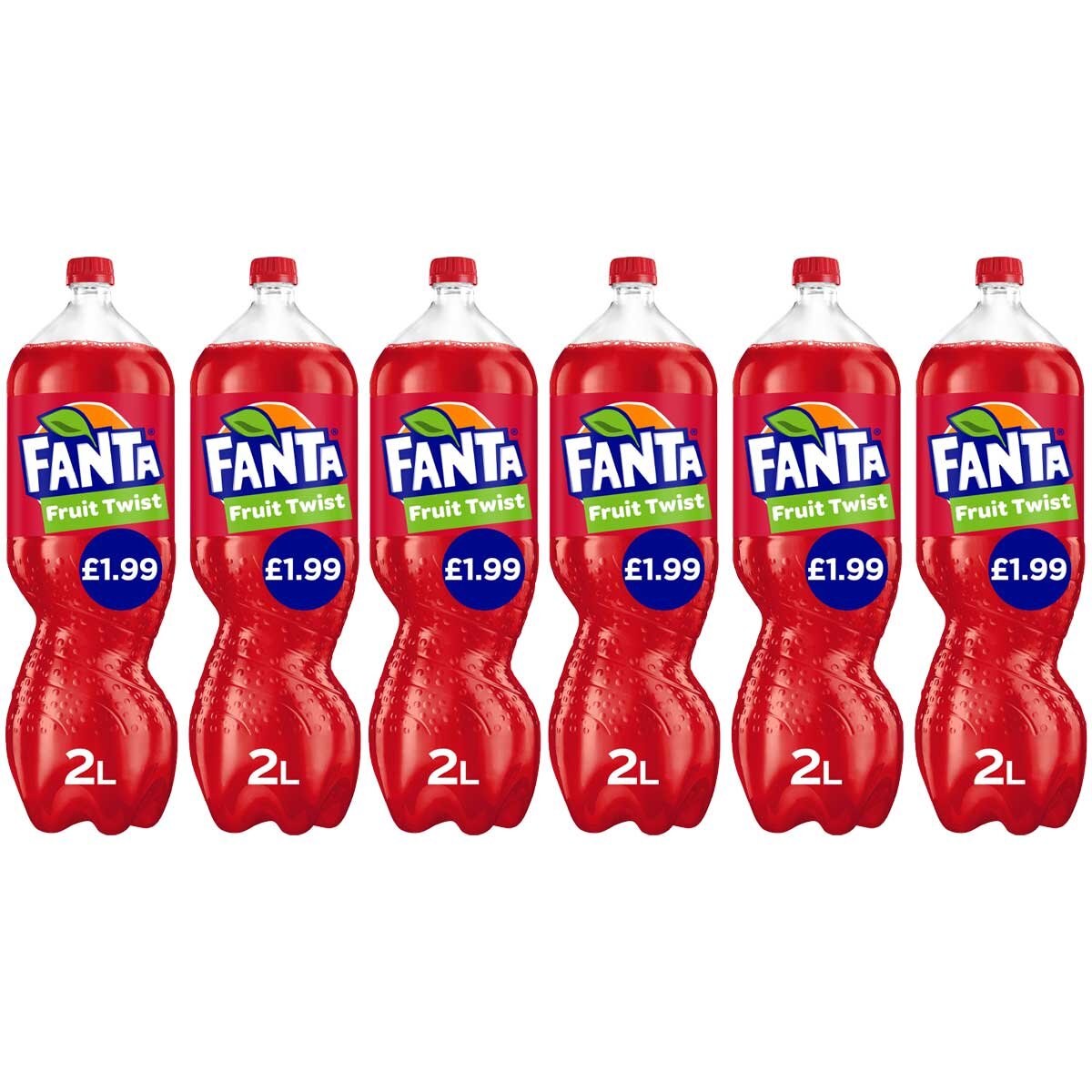 Fanta Fruit Twist PMP £1.99, 6 x 2L