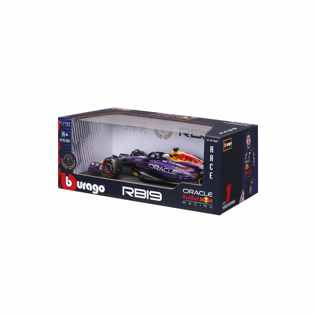 Maisto 1:18 Formula 1 Die Cast Vehicles - Red Bull 2023 Las Vegas Max Verstappen