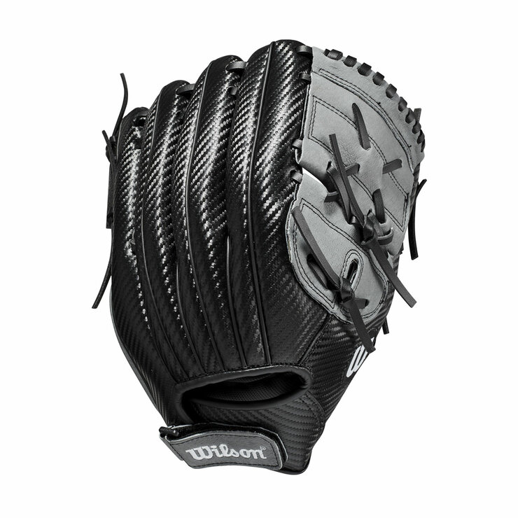 Studio image of the Wilson A360 12inch Senior Gloves from the back