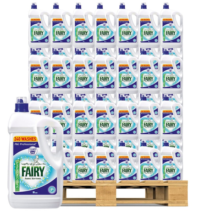 Fairy Super Concentrate Fabric Softener Conditioner, 240 Wash Pallet