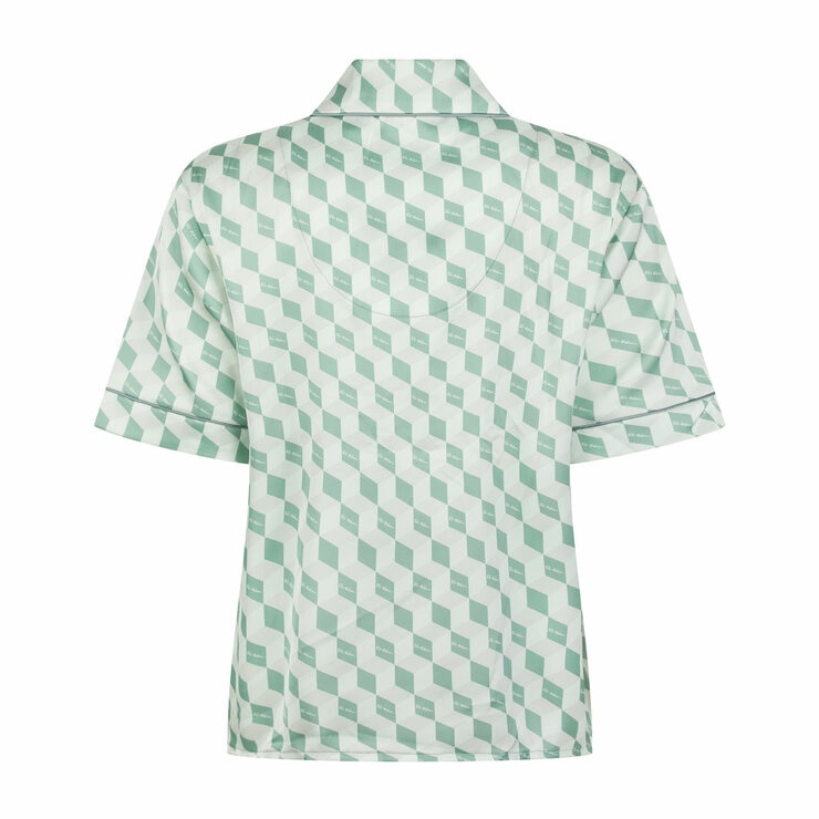 Ted Baker Ladies Satin 2 Piece PJ Set in Green