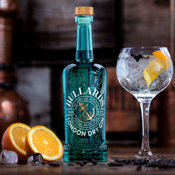 Bullards London Dry Gin, 70cl Costco UK