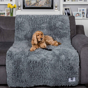 Pet Rebellion Comfy Cover in Grey, 100cm x 170cm