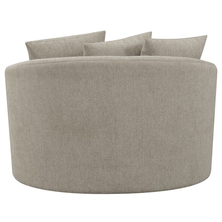 Thomasville Grey Fabric Swivel Chair Costco UK