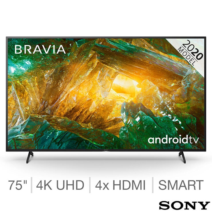 Sony KD75XH8096BU 75 Inch 4K Ultra HD Smart Android TV Costco UK