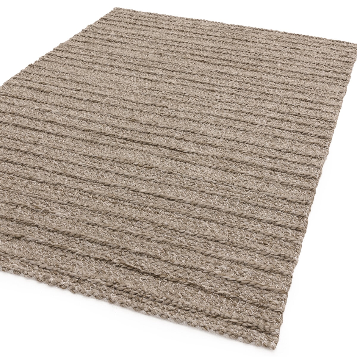 Grayson Hand Woven Indoor / Outdoor Rug in 3 sizes, Taupe