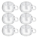 Judge Double Walled Cappuccino Glass Set 225ml, 6 Piece