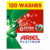 Ariel All in One Platinum Pods with Extra Stain Removal, 120 Wash