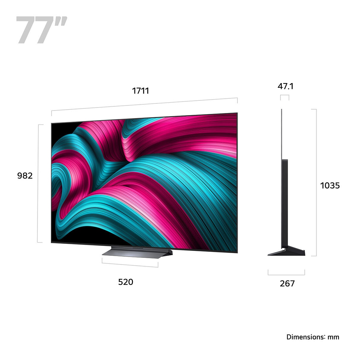 Buy LG OLED77C55LA.AEK 77" TV at Costco.co.uk