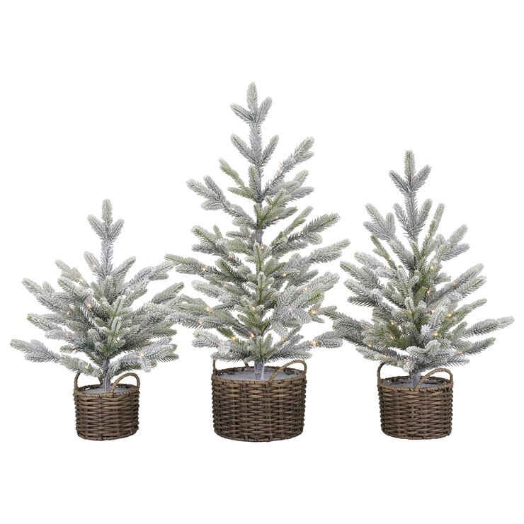 Buy 3pk Flocked Trees Overview Image at Costco.co.uk Buy 3pk Flocked Trees Overview Image at Costco.co.uk