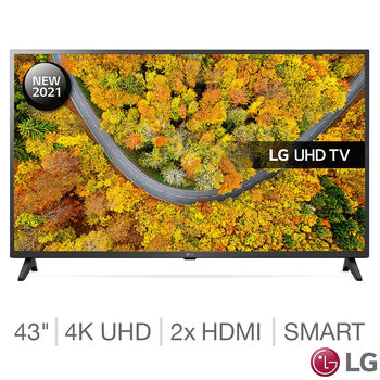 LG 43UP75006LF 43 Inch 4K Ultra HD Smart TV