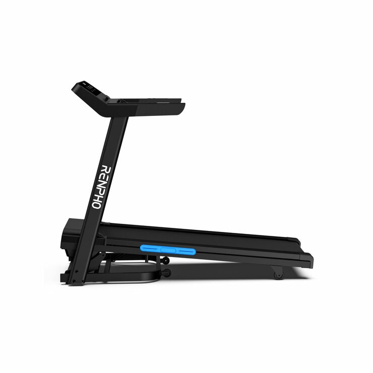 Studio image of the treadmill from the side