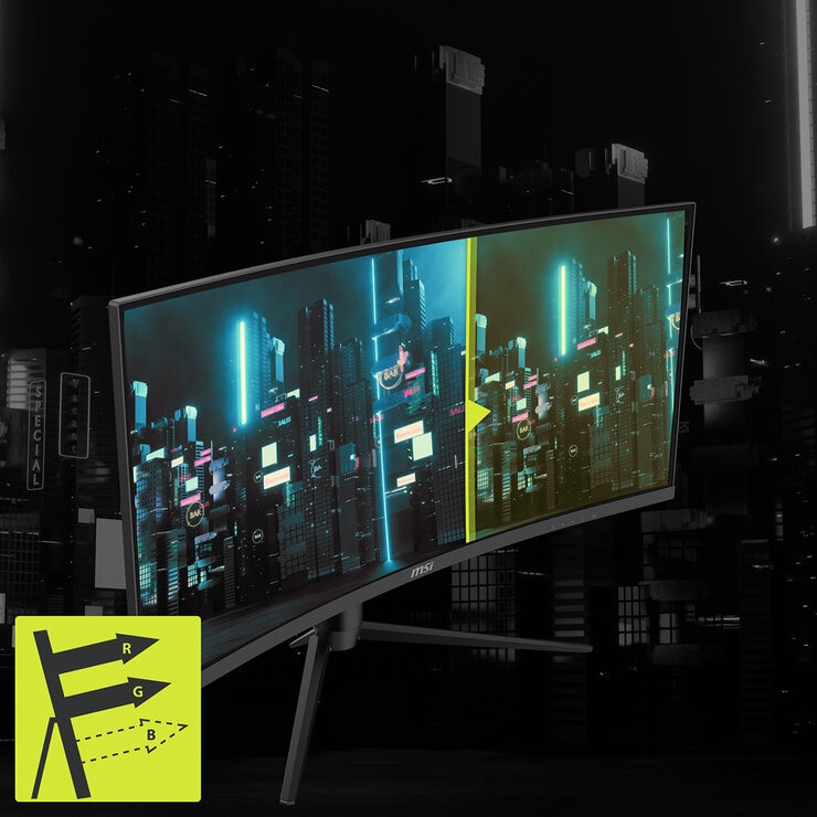 MSI MAG 342CQR E2 180Hz UWQHD Gaming Monitor, 9S6-3DB64H-070