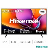Hisense 75A6QTUK 75 Inch 4K Ultra HD Smart TV Hisense 75A6QTUK 75 Inch 4K Ultra HD Smart TV