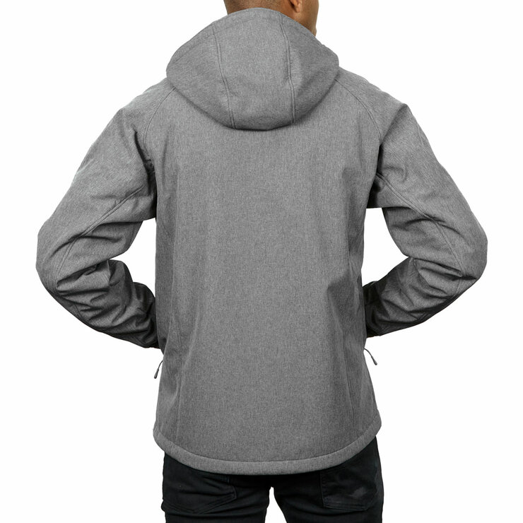 Kirkland Signature Men's Sherpa Lined Softshell Jacket in Grey Kirkland Signature Men's Sherpa Lined Softshell Jacket in Grey
