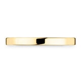 2.0mm Basic Light Court Wedding band. 18ct Yellow Gold