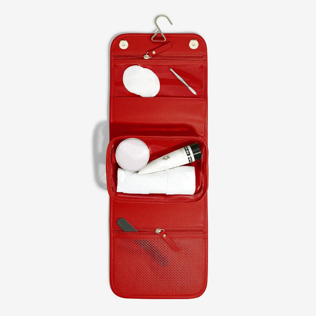 image of stackers Red small Hanging Washbag