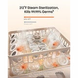 Lifestyle image showing 100 degrees steam steralisation